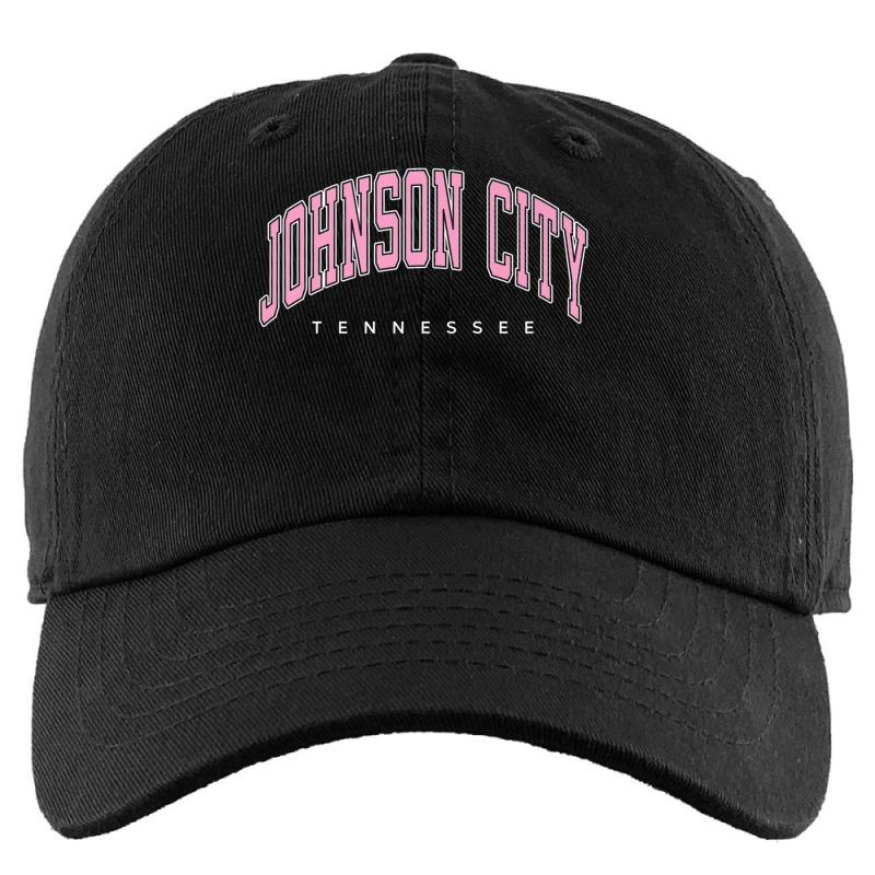 Johnson City Tennessee Tn Varsity Style Pink Text Premium Kids Cap by JosephWDaniels | Artistshot