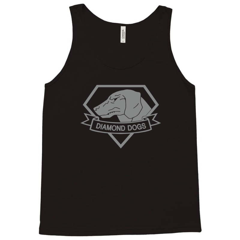 Metal Gear Solid  Diamond Dogs (gray) 1 Tank Top by WilliamRobinson | Artistshot