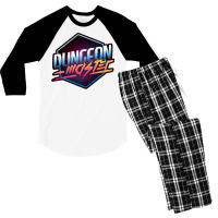 D20 80s Dm Men's 3/4 Sleeve Pajama Set | Artistshot