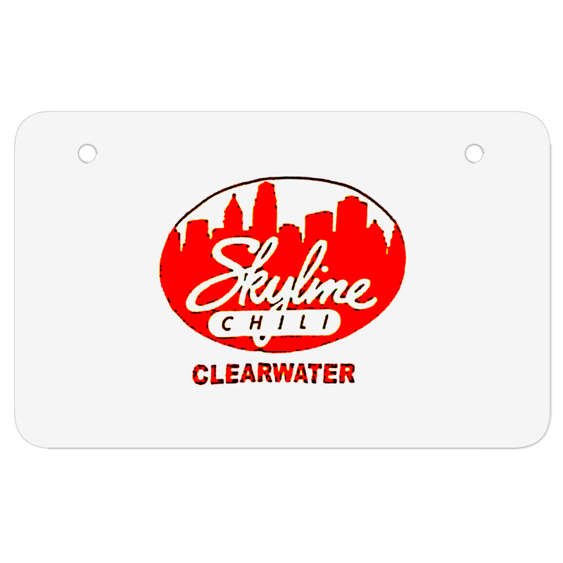 Skyline Chili Clearwater Popular Atv License Plate | Artistshot