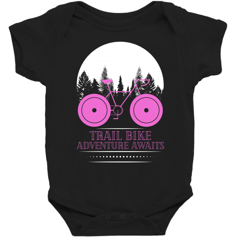 Trail Bike Adventure Awaits For Dark Baby Bodysuit by autlu2024 | Artistshot