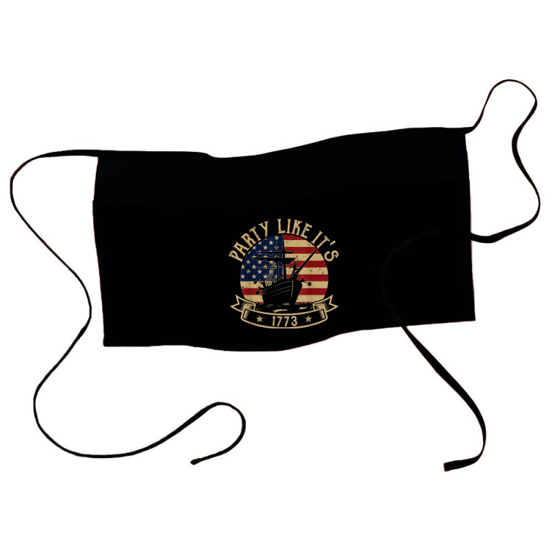 Party Like It's 1773 Funny Us History Boston Tea Vintage Waist Apron | Artistshot