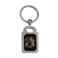 Party Like It's 1773 Funny Us History Boston Tea Vintage Silver Rectangle Keychain | Artistshot