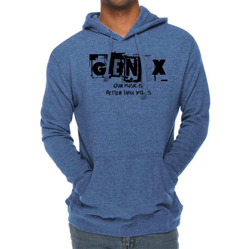 Generation X Our Music Is Better Than Yours  Classic Lightweight Hoodie by botitefinos | Artistshot