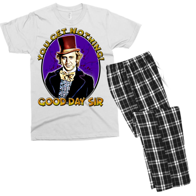 Good Day Sir Wonka Classic Men's T-shirt Pajama Set by botitefinos | Artistshot