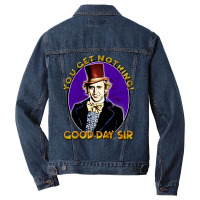 Good Day Sir Wonka Classic Men Denim Jacket | Artistshot