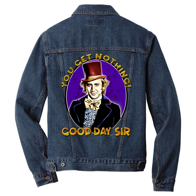 Good Day Sir Wonka Classic Men Denim Jacket by botitefinos | Artistshot