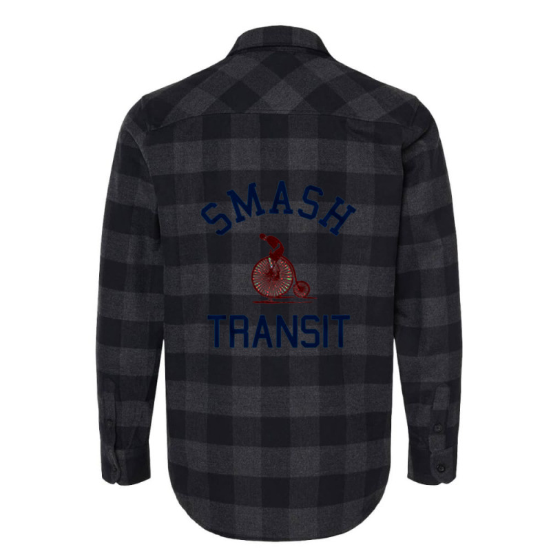 Super Smash Transit Cycling Flannel Shirt | Artistshot