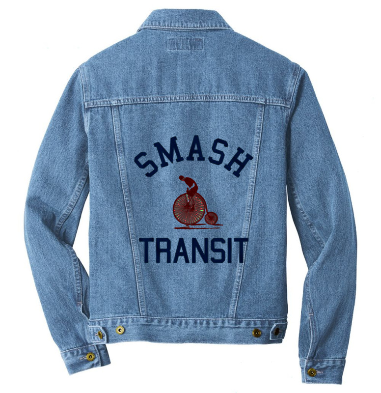 Super Smash Transit Cycling Men Denim Jacket | Artistshot