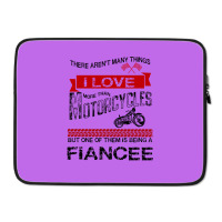 This Fiance Loves Motorcycles Laptop Sleeve | Artistshot