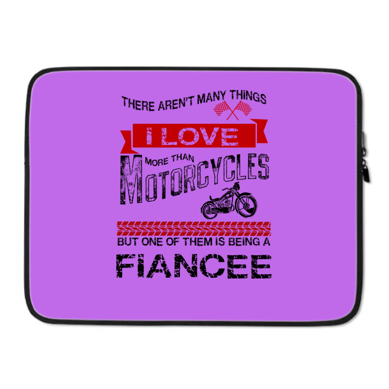 This Fiance Loves Motorcycles Laptop Sleeve | Artistshot