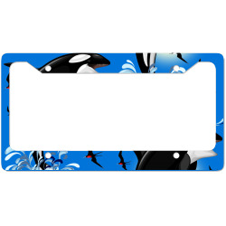 Orca Killer Whale jumping License Plate Frame | Artistshot