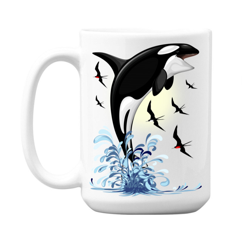 Orca Killer Whale Jumping 15 Oz Coffee Mug | Artistshot