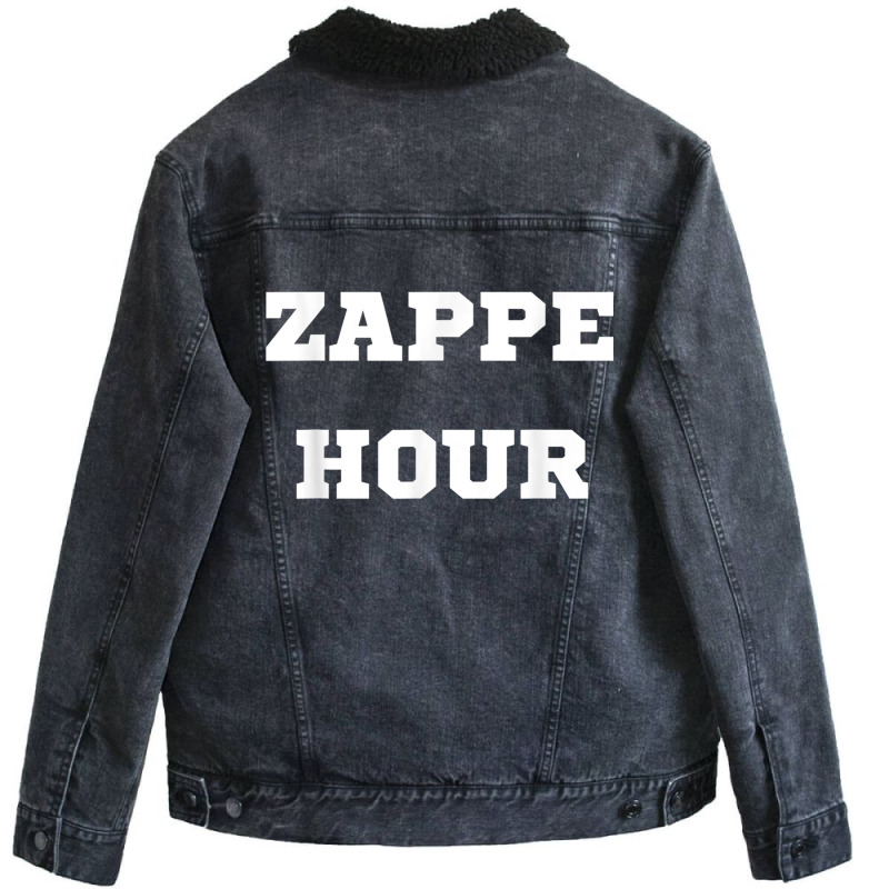 Zappe Hour Unisex Sherpa-Lined Denim Jacket by KarinLeighPurcell | Artistshot