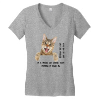 Cat Out Of The Bag Women's V-neck T-shirt | Artistshot