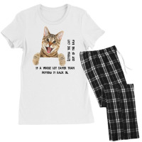 Cat Out Of The Bag Women's Pajamas Set | Artistshot