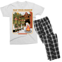 Eat Your Greens Active Men's T-shirt Pajama Set | Artistshot