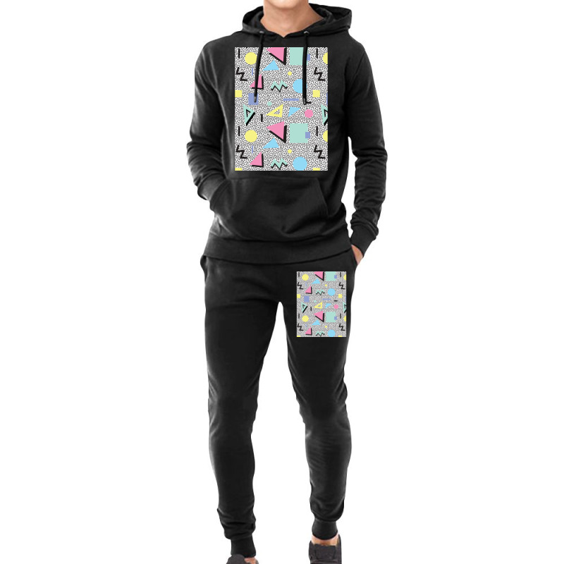 Eighties Memphis Pattern Design Classic Hoodie & Jogger set by horveyfoths | Artistshot