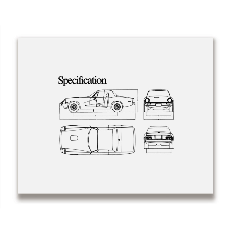 Jensen Healey   Technical Specs Metal Print Horizontal | Artistshot