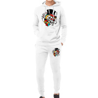 Skull Gamble Playingcards Hoodie & Jogger Set | Artistshot