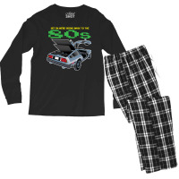 Get In. Were Going Back To The 80s Men's Long Sleeve Pajama Set | Artistshot