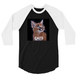 Animals Cats 3/4 Sleeve Shirt | Artistshot