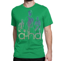 Aha Die Timeline A Ha Rave Acid   Blue Classic T-shirt | Artistshot