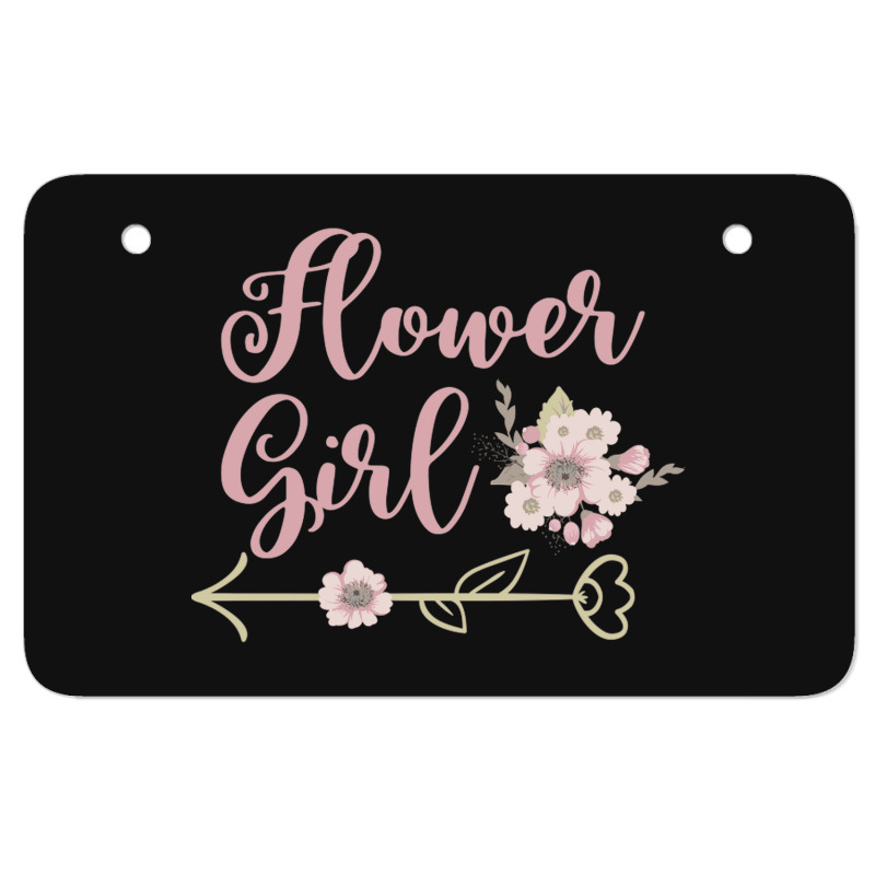 Edding Flower Girl Atv License Plate | Artistshot