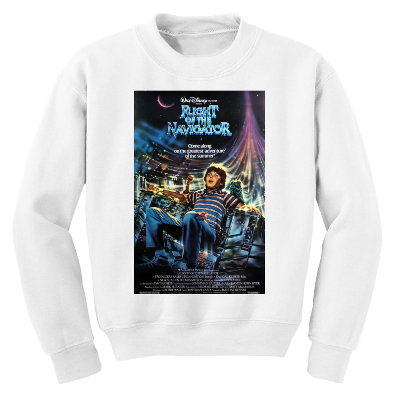 Flight Of The Navigator Poster Youth Sweatshirt by williamwalsh | Artistshot