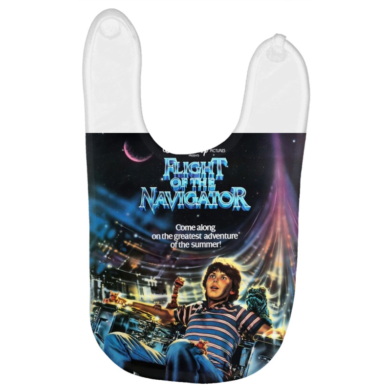 Flight Of The Navigator Poster Baby Bibs by williamwalsh | Artistshot