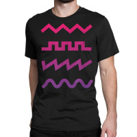 Waveform Techno Synthesizer Synth Analog T Shirt Classic T-shirt | Artistshot