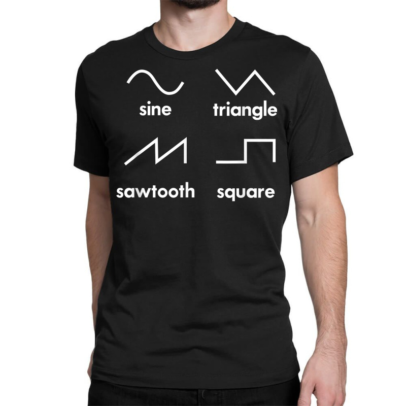 Waveform Techno Synthesizer Synth Analogue Digital T Shirt Classic T-shirt | Artistshot