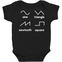 Waveform Techno Synthesizer Synth Analogue Digital T Shirt Baby Bodysuit | Artistshot