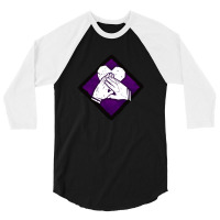 Empathy Hq Diamond Perk Inspired Splash Art 3/4 Sleeve Shirt | Artistshot