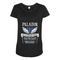 Paladin Maternity Scoop Neck T-shirt | Artistshot