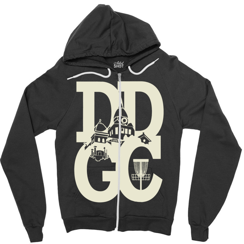 Ddgc White Alternate T Shirt Zipper Hoodie | Artistshot