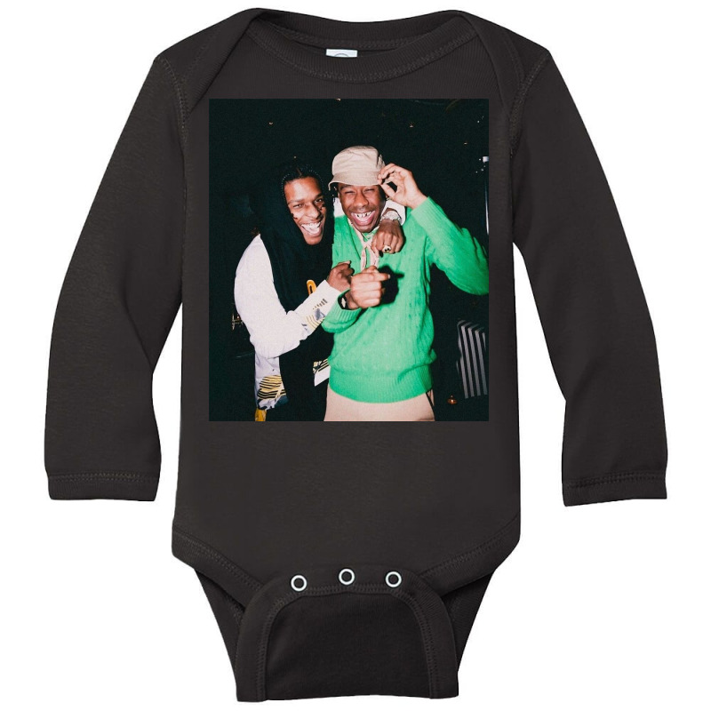 Asap Tyler Laugh Long Sleeve Baby Bodysuit | Artistshot