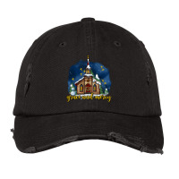 Christmas Church And Snow Grace And Mercy Vintage Cap | Artistshot