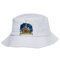 Christmas Church And Snow Grace And Mercy Bucket Hat | Artistshot