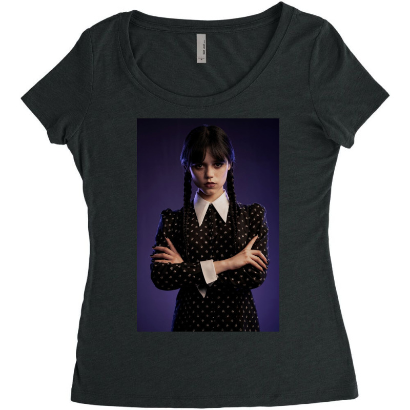 Wednesday Jenna Women's Triblend Scoop T-shirt by taysonmike | Artistshot