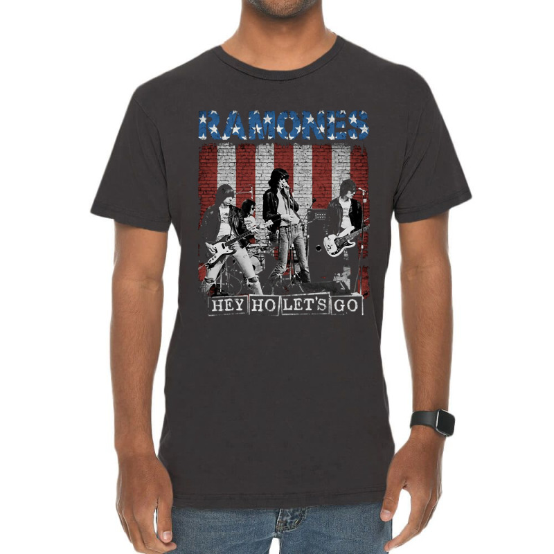 Hey Ho Lets Go Vintage T-shirt | Artistshot