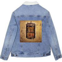 In Light Syrup Unisex Sherpa-lined Denim Jacket | Artistshot