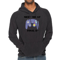 Smash Controller Melee Video Game Controller Illustration Final Destin Vintage Hoodie | Artistshot