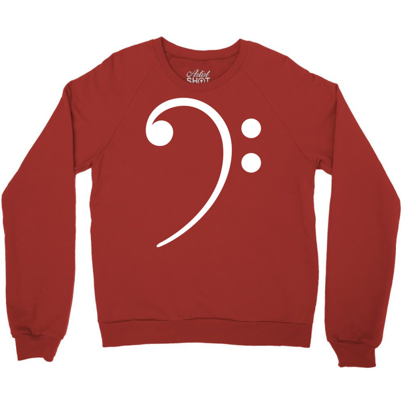 Bass Clef Music Musician Party Festival Dance   70s Crewneck Sweatshirt by hogbavracamm | Artistshot