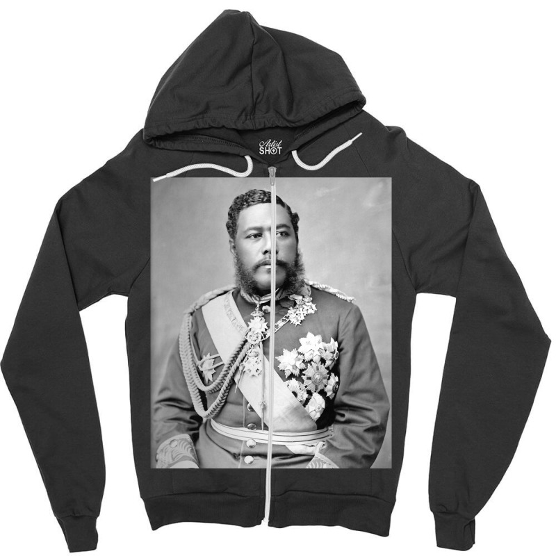 Kalākaua, The Last King Of Hawaii. Zipper Hoodie by PaulJKrois | Artistshot