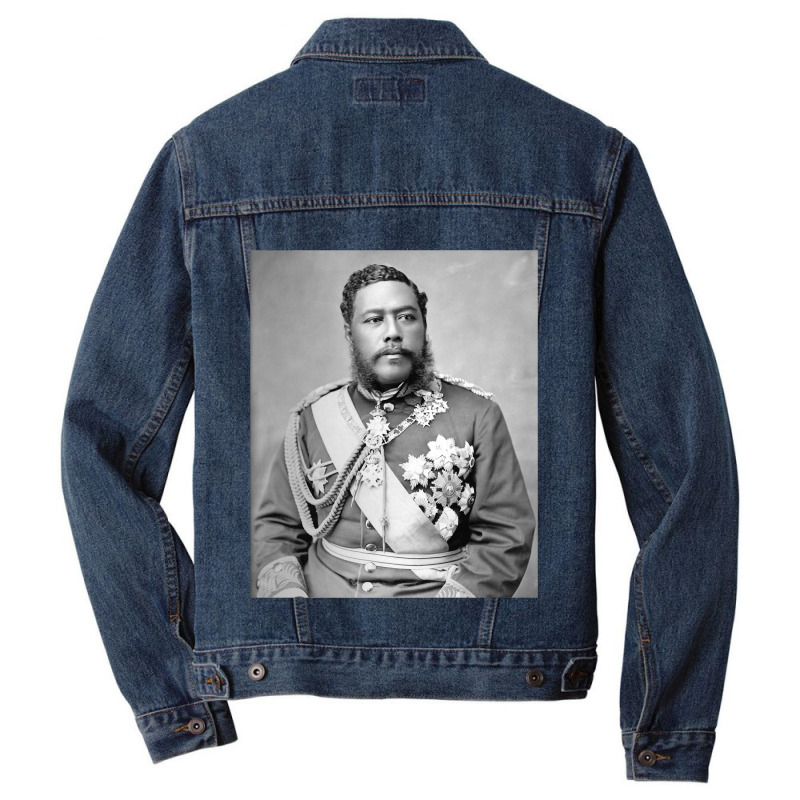 Kalākaua, The Last King Of Hawaii. Men Denim Jacket by PaulJKrois | Artistshot