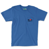 Bloc Party Heart   80s Pocket T-shirt | Artistshot