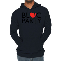 Bloc Party Heart   80s Lightweight Hoodie | Artistshot