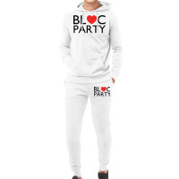 Bloc Party Heart   80s Hoodie & Jogger Set | Artistshot