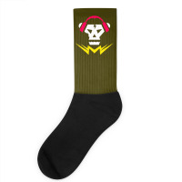 Bubstep Music Skull Socks | Artistshot